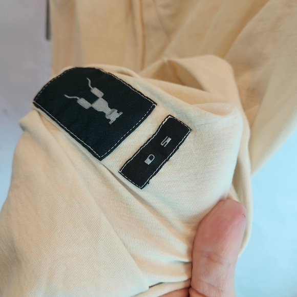 𝅺RICK Owens Drkshdw Swirl tshirt in Natural color size S BNWT - Picture 10 of 15